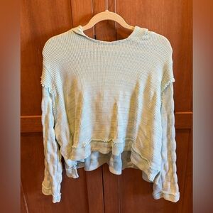 Mint Green Free People Hoodie